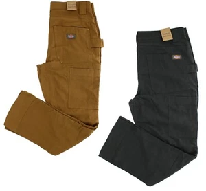 Dickies Men's Carpenter Pants 9-Pocket Straight Leg Re-Enforced Knee 100% Cotton - Picture 1 of 6