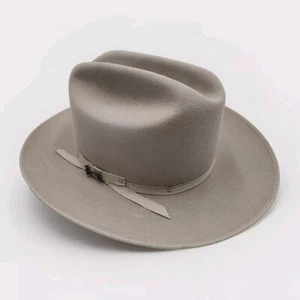 Stetson Men's Open Road Royal Deluxe 6x Felt Western Hat Color Silverbelly 7-1/8 - Picture 1 of 14