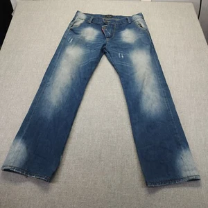 Dsquared2 Denim Jeans 34X31 Blue Medium Wash Button Fly - Picture 1 of 10