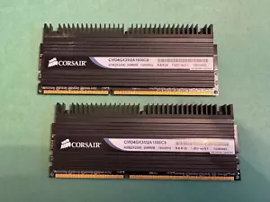 Corsair Dominator 4GB Kit (2 x 2GB) DDR3-1600MHz CMD4GX3M2A1600C8 Desktop RAM - Picture 1 of 1