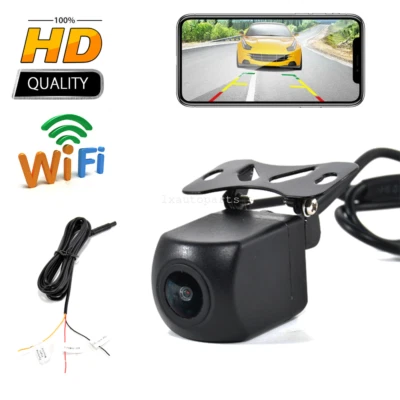 170° WiFi Wireless Rear View Cam Backup Reverse Camera For iPhone Android IOS - Image 1 of 4