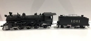 LOCOMOTORA DE VAPOR PACÍFICO SANTA FE "1226" 4-6-2 LATÓN HO - PINTADA - Imagen 1 de 12