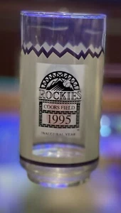 Colorado Rockies Eröffnungsjahr Sammler Glas 1995 Coors Field MLB Coca Cola - Bild 1 von 2