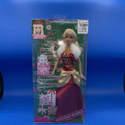 Muñeca Barbie Holiday Wishes 2009 Mattel #R6589 Navidad Barbie Nueva en Caja Foto 1 de 4
