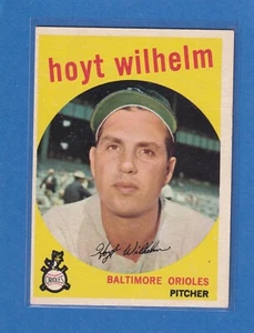 1959 Topps Baseball Hoyt Wilhelm #349 VG-EX! - Picture 1 of 2