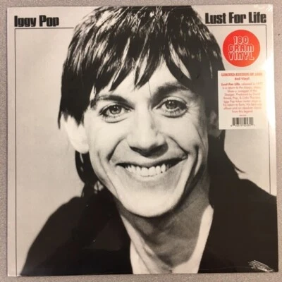 Iggy Pop - Lust For Life 180G RED VINYL LP (New/Sealed) 2017 Issue - Image 1 of 3