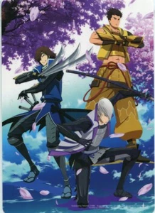 pencil board Shitajiki promo Sengoku Basara anime Sanada Yukimura Date Masamune - Picture 1 of 2
