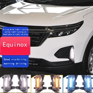 LED Daytime Running Light Turn Indicator Fog Lamp Bumper For Chevrolet Equinox - Picture 1 of 11