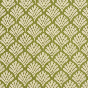 Polsterstoff Amanda Farn grün geometrisches Webmuster Meterware - Bild 1 von 2