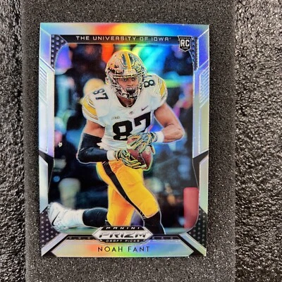 2019 Panini Prizm Draft Picks Football Silver Prizm #129 Noah Fant RC Seahawks - Image 1 of 2