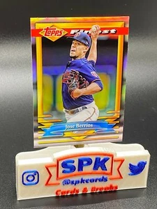 2021 Topps Finest Flashbacks JOSE BERRIOS REFRACTOR TWINS #108 - Bild 1 von 1