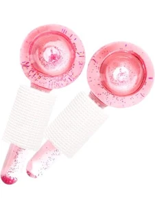 BEAUTY CRYSTAL PINK BALL AUTHENTIC FACIAL ICE GLOBES FOR FACE BRAND NEW SEALED - Picture 1 of 7