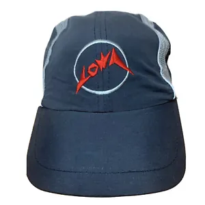 Bike Cycling Cap Hat Blue With Red And Silver Embroidered Lightweight Stretch - Picture 1 of 5