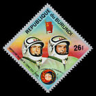 BURUNDI 477a - Apollo-Soyuz Space Program "Cosmonauts" (pb86668)