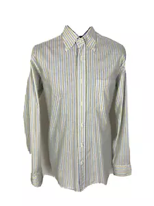 KRIZIA Camicia Uomo Cotone Azzurra Elegante Gessata Man Cotton Shirt Sz.L - 50 - Picture 1 of 6