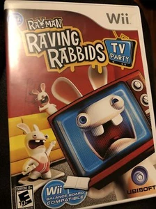 Rayman Raving Rabbids Game TV Party (Nintendo Wii) Complete w/ Manual Rated E - Picture 1 of 4