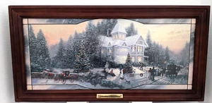 Bradford - "VICTORIAN CHRISTMAS" by Thomas Kinkade Stained Glass Art. READ - Picture 1 of 7