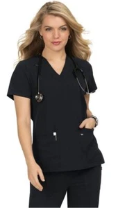 Nueva Blusa Médica Koi Next Gen Hustle and Heart para Mujer con 3 Bolsillos 1019 - Imagen 1 de 33