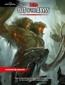 OUT OF THE ABYSS DUNGEONS AND DRAGONS ACCESSORIES - BOOK - Picture 1 of 3
