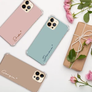 Funda de gel personalizada con nombre a prueba de golpes para iPhone 11 12 13 14 XR 7 8 - Imagen 1 de 22