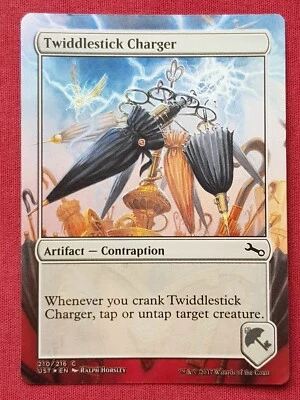 Magic The Gathering UNSTABLE FOIL TWIDDLESTICK CHARGER artifact card MTG - Image 1 of 2