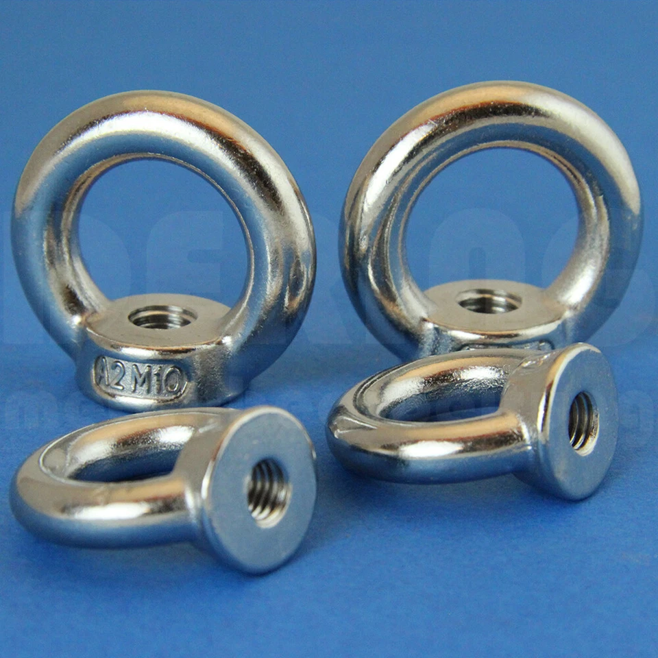 Ringmuttern M6 M8 M10 M12 Ösenmutter Edelstahl V2A Öse rostfrei A2 ähnl. DIN 582 - Bild 1 von 1