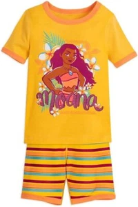Disney Moana Short PJ PALS for Girls, Size 5, 7, 8, 10 Multicolored - Picture 1 of 4