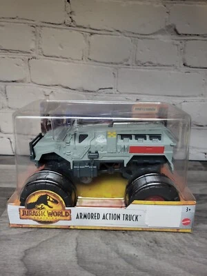 Matchbox 1:24 Jurassic World Dominion Armored Monster Truck New Sealed 2021 - Image 1 of 4