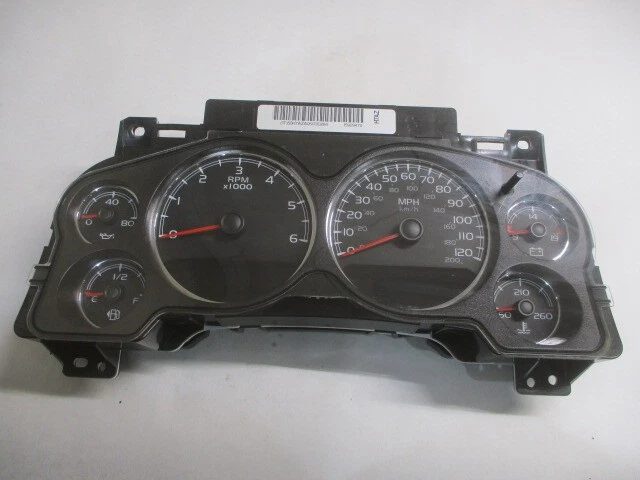 2007 GMC Yukon XL 1500 velocímetro Velocímetro Cluster MPH 120K OEM LKQ Foto 1 de 4