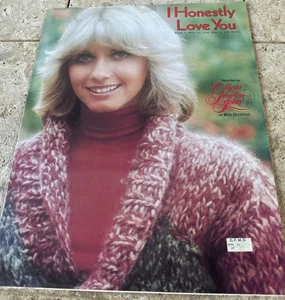 Olivia Newton-John I Honestly Love You 1974 spartiti musicali vintage pop hit MCA - Foto 1 di 5