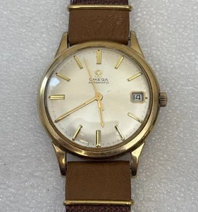 Vintage Herren 1966 Omega Automatik Uhr 10K Gold Filled Lünette Cal 563 - läuft - Bild 1 von 7