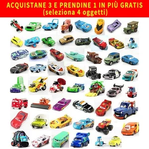 Disney Pixar Cars McQueen Sally Hudson Mater King Lizzie Diecast Auto Giocattoli - Foto 1 di 67