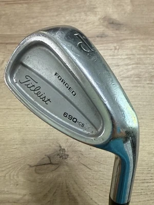 Titleist 690 CB Forged Pitching Wedge PW Graphite Stiff Flex 3980 Shaft RH 37" - Image 1 of 4