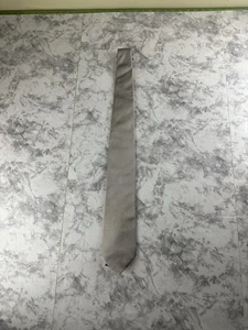 Saks Fifth Avenue Krawatte grau gewebt 100 % Seide Made in USA Designer - Bild 1 von 10
