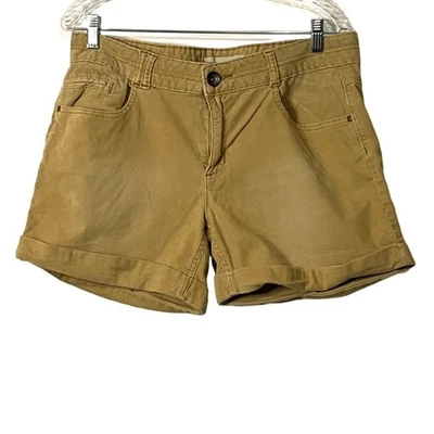 Pantalones Cortos Anthropologie Mujer Talla 31" Amarillo Pana Pilcro Y La Letra Foto 1 de 4