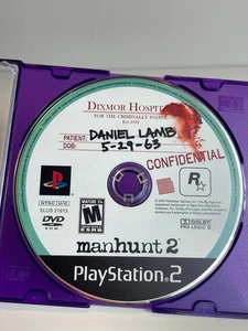 Manhunt 2 PS2 PlayStation 2 Game Disc Only Tested Very Good Condition - Picture 1 of 7