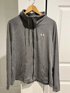 Chaqueta Under Armour para mujer 2XL XXL gris cremallera completa UA Squad equipo térmico suelto - Imagen 1 de 8