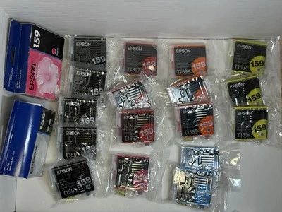 Lot Of 20 Genuine Epson 159 Ink Cartridges Assorted Colors T159 R2000 Best Value - Image 1 of 4