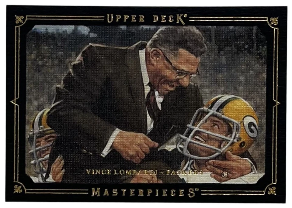 2008 Upper Deck Masterpieces Black Frame #86 Vince Lombardi Green Bay Packers - Image 1 of 2
