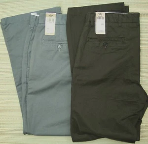 Dockers D3 HERREN WEICH KHAKI BAUMWOLLTWILL KLASSISCHE PASSFORM GERADES BEIN LISTE $ 55 - Bild 1 von 12