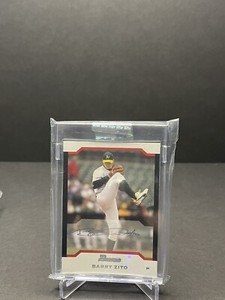 2003 BOWMAN  BASEBALL UNCIRCULATED SILVER  BARRY ZITO # /245 A'S