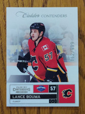 Lance Bouma (Flames) 2011-12 Panini Contenders hockey #164 ROOKIE card /999