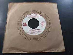 Mel Tormé - All That Jazz Sehr guter Zustand ++ Original Promo 45RPM Columbia 4-43677 Schallplatte 1966 - Bild 1 von 3