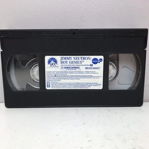 Nickelodeon Jimmy Neutron Boy Genius VHS Tape Only 2003 Nick Buy 2 Get 1 Free! - Picture 1 of 12