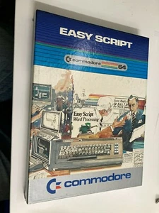 Commodore 64 Software Easy Script word processor 1983 Deluxe box - Picture 1 of 4