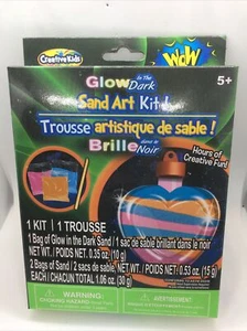Neu Kreatives Kinder Leuchten im Dunkeln Sand Kunst Kit Handwerk  - Bild 1 von 5
