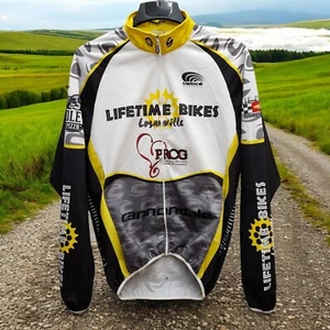 Camiseta deportiva de bicicleta Veloce Speedwear para hombre M bicicletas de por vida Loganville negra amarilla - Imagen 1 de 13