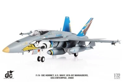 JC WINGS USN BOEING F/A 18C HORNET VFA-82 MARAUDERS 1:72 JCW-72-F18-014 IN STOCK - Image 1 of 4