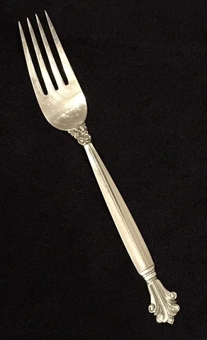 Acanthus by Georg Jensen Sterling Silver Dinner Fork 7 1/8" Cover