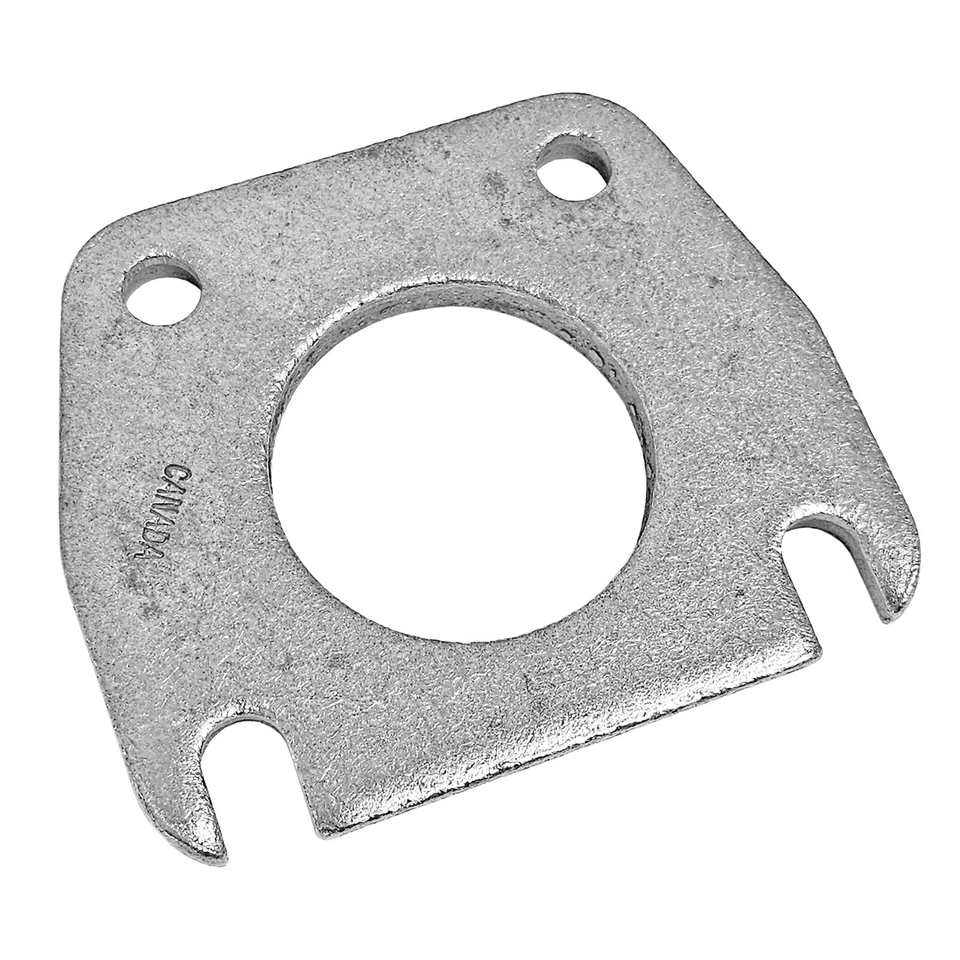 2" ID Universal Flat Square Slotted 4 Bolt Exhaust Flange Repair Replacement - Image 1 of 1
